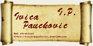 Ivica Paučković vizit kartica